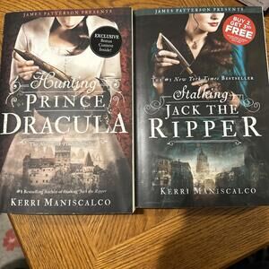 Kerri Maniscalco Book Lot Hunting Prince Dracula, Stalking Jack The Ripper